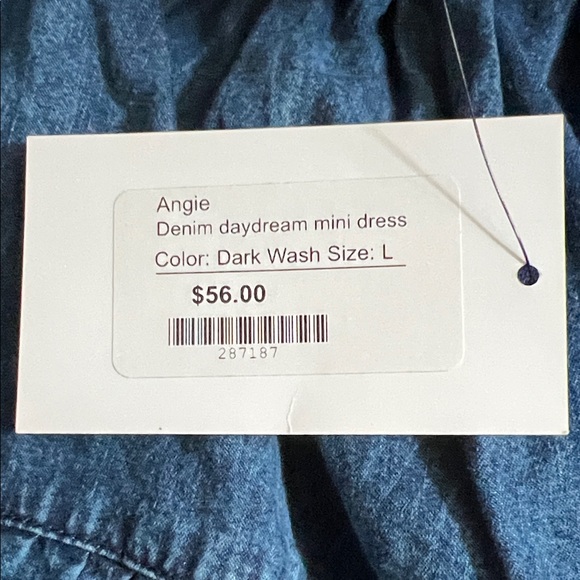 NWT Angie Denim Sleeveless Dress - Picture 6 of 8